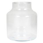 Vaso da fiori SIARA in vetro, trasparente, 20cm, Ø16,8cm