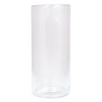 Vaso cilindrico di vetro SANYA OCEAN, trasparente, 25cm, Ø11,5cm