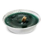 Outdoor Flammschale SEVERINE aus Recyclingwachs, 4,3cm, Ø18,5cm, 5h