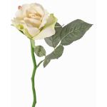 Rosa artificiale ELLI, crema-rosa, 30cm, Ø6,5cm