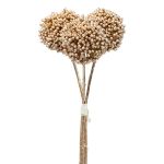 Mazzo di allium artificiale DUNZA, oro metallizzato, 26cm
