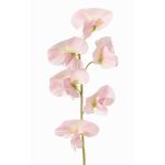 Fiore sintetico Lathyrus WAHNY, rosa chiaro-verde-bianco, 45cm, Ø5,5cm