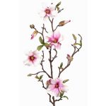 Ramo di magnolia finta MARGA, rosa-fucsia, 80cm, Ø6-8cm