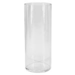 Zylindervase Glas SANSA OCEAN, recycelt, klar, 25cm, Ø10cm