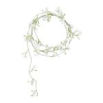 Ghirlanda di fiori artificiali di gypsophila SIVON, bianca, 180 cm