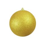 Pallina di Natale CANELA, glitter, oro, Ø20cm