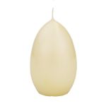 Candela di uovo di Pasqua LEONITA, crema, 12cm, 8cm, 40h - Made in Germany