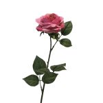 Rosa artificiale KAILIN, fucsia, 65cm, Ø9cm