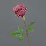 Rosa artificiale RUYUN, malva, 45cm, Ø8cm