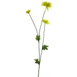 Fiore decorativo crisantemo YUNJUAN, giallo, 60cm