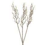 Ramo di pyracantha di plastica FENNA, bacche, 3 pezzi, glitter, oro, 85cm