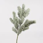 Ramo di abete finto THOMAS, neve, 55cm