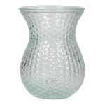 Vaso in vetro LAUMA con motivo, trasparente, 19 cm, Ø 14 cm