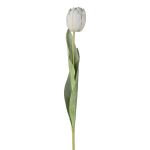 Fiore artificiale tulipano GUSNAV, bianco, 50cm, Ø5cm