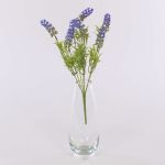 Lavanda sintetica ALEENA su stelo, viola, 35 cm, Ø 13 cm
