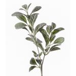 Ramo di stachys artificiale LEVIN, grigio-verde, 70cm