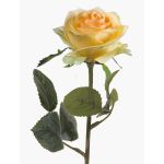 Rosa finta SIMONY, giallo, 45cm, Ø8cm