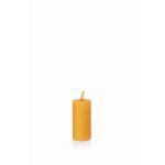 Candela di cera d'api BABETTE, naturale-giallo, 8cm, Ø4cm, 16h - Made in Germany