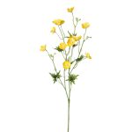Ranuncolo di plastica NORA, giallo, 70cm, Ø2-3cm