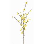 Ramo di forsizia di plastica IHRANI, fiorito, giallo, 90cm, Ø1,5-4cm