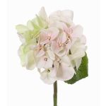 Ortensia di plastica CHIDORI, rosa crema, 30cm, Ø13cm