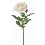Rosa di plastica JANINE, rosa pallido, 70cm, Ø12cm