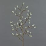 Ramo di magnolia tessile KOTORI, bianco, 75cm