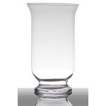 Portacandela da tavolo LEA EARTH su piede, cilindro/rotondo, trasparente, 25 cm, Ø15 cm