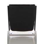 Portacandela KIM EARTH, cubetto/quadrato, nero, 6x6x6cm