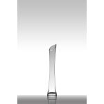 Vaso a stelo PATTY EARTH, cilindro/rotondo, trasparente, 35cm, Ø7cm