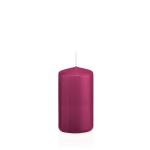 Candela votiva / Candela a colonna MAEVA, magenta, 12cm, Ø6cm, 40h - Made in Germany