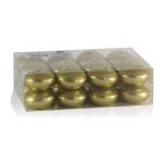 Set di 24 candele galleggianti / Lumini ORNELLA, oro, 2,8cm, Ø4,5cm, 4h