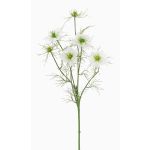 Cumino nero finto SEVIN, bianco-verde, 65cm, Ø6-7cm