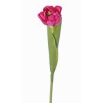 Tulipano finto ROMANA, fucsia, 45cm, Ø6cm