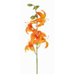 Giglio tigrato sintetico ASHANTI, arancione, 60cm, Ø10cm