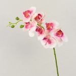 Phalaenopsis Orchideenzweig künstlich OPHELIA, rosa-pink, 80cm, Ø8-9cm