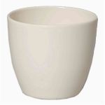 Vaso da piante TEHERAN BASAR, ceramica, crema, 12cm, Ø13,5cm