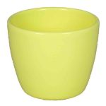 Piccolo vaso da fiori TEHERAN BASAR, ceramica, giallo chiaro, 6cm, Ø7,5cm