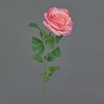 Kunstblume Rose PEZOS, rosa-pink, 60cm, Ø10cm