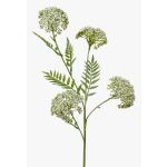 Ramo artificiale di achillea THUBAN, color crema, 60 cm, Ø 6-7 cm
