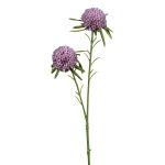 Kunstzweig Pompon-Dahlie SNURK, lila, 45cm, Ø4,5cm