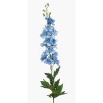 Fiore artificiale del delfinio ROSELINE, azzurro, 90 cm, Ø 10 cm