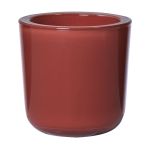 Vaso per candele NICK in vetro, corallo, 7,5cm, Ø7,5cm