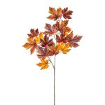 Ramo di acero artificiale SNORVE, arancione-marrone, 90cm