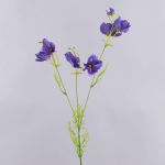 Ramo artificiale con fiorellini HISSAN, viola scuro, 75 cm