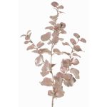 Ramo sintetico di eucalipto MALFHY, rosa chiaro metallizzato, 75cm