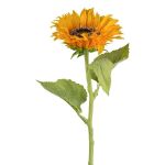 Fiore artificiale girasole ZOMFREN, giallo, 50 cm
