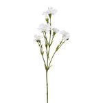 Ramo artificiale di fiordaliso FRAVLE, bianco, 60cm