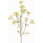 Ramo di aneto artificiale WINCENT con fiori, giallo, 80 cm, Ø 5-7 cm
