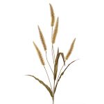 Erba sintetica HIWA per pulitori di lampade, pannocchie, verde, 135 cm